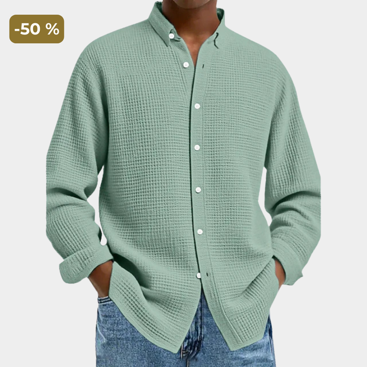 Léandre | Elegant Textured Shirt
