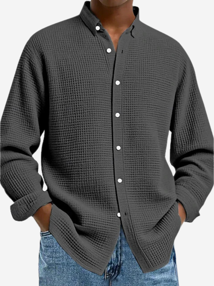 Léandre | Elegant Textured Shirt