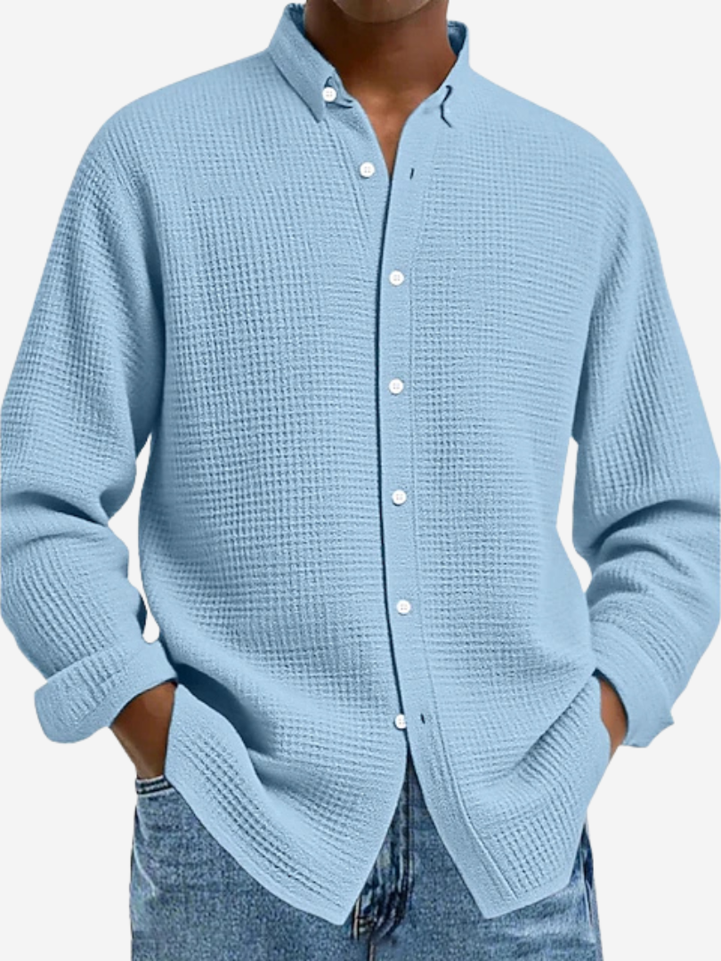 Léandre | Elegant Textured Shirt