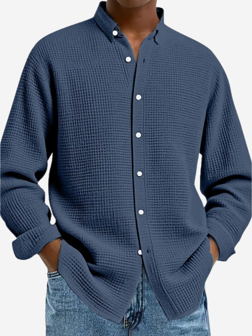 Léandre | Elegant Textured Shirt