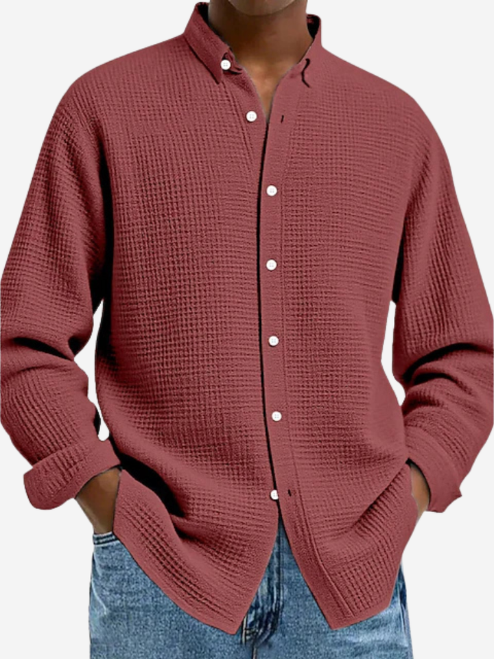 Léandre | Elegant Textured Shirt