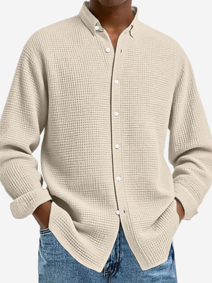 Léandre | Elegant Textured Shirt